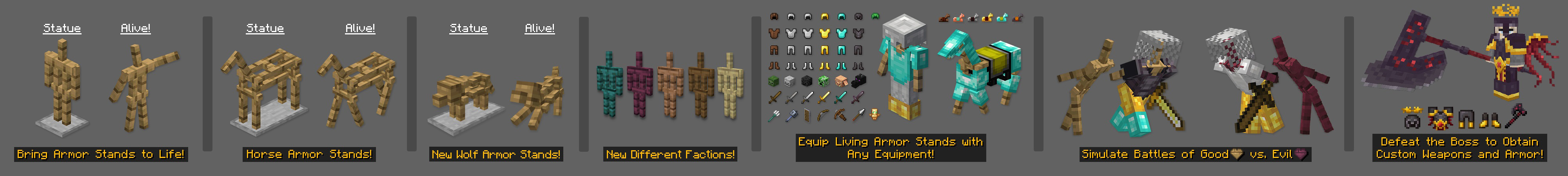 Armor Stand Soldiers Add-On 1.1 panorama