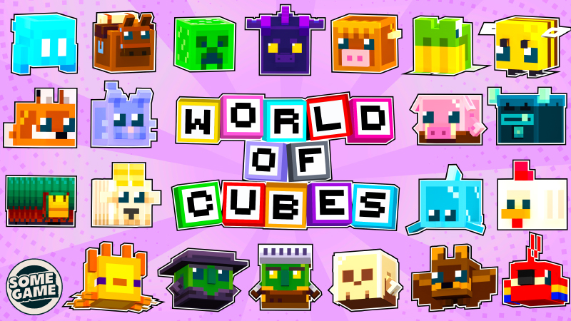 World of Cubes Texture Pack Key Art