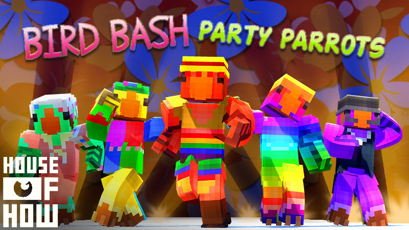 Bird Bash Party Parrots Key Art