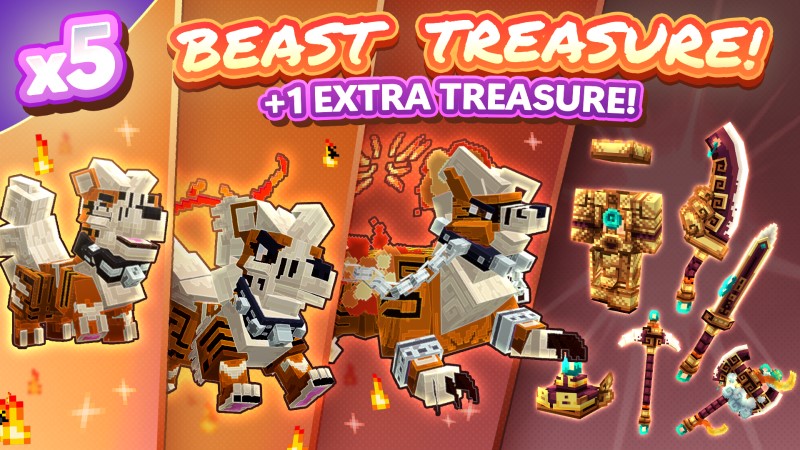 5x Beast Treasure [+1 FREE]
