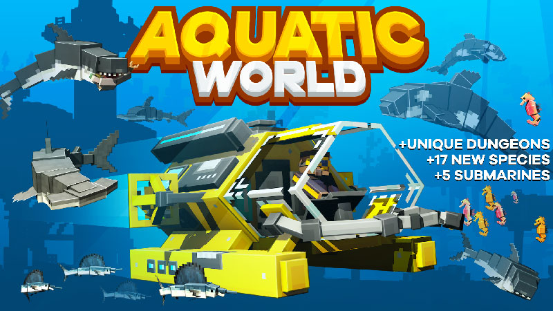 Aquatic World on the Minecraft Marketplace by HorizonBlocks