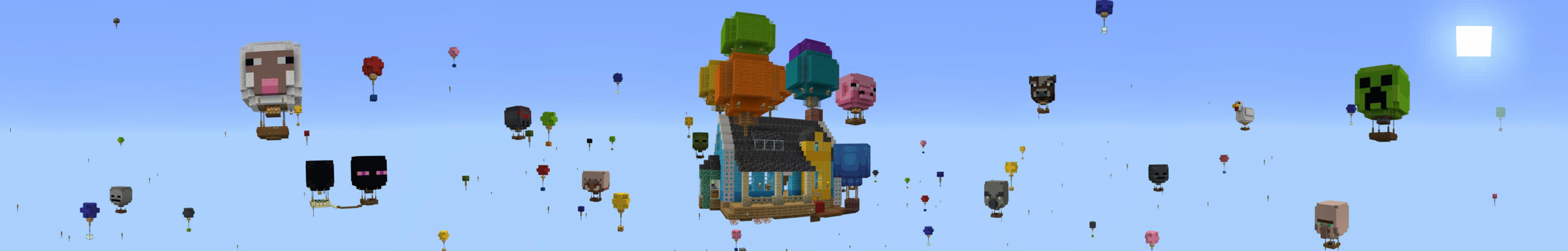 Balloon Skyblock Panorama