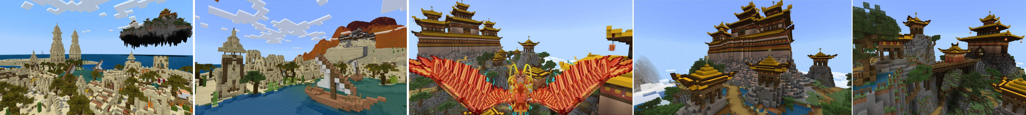 Monkey King & Mythic Beasts Panorama