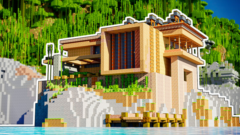 Deluxe Tropical Mansion Key Art