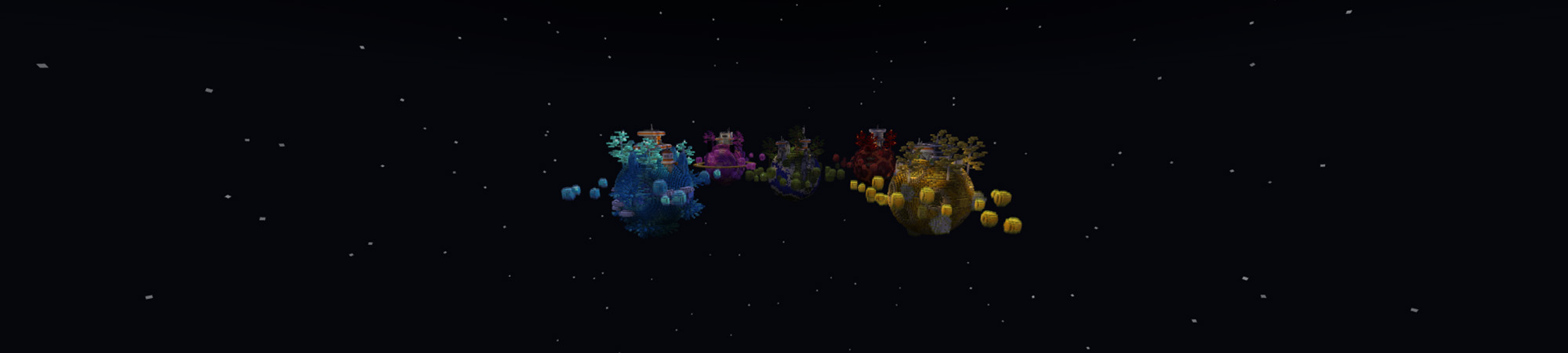 Skyblock Planets Panorama