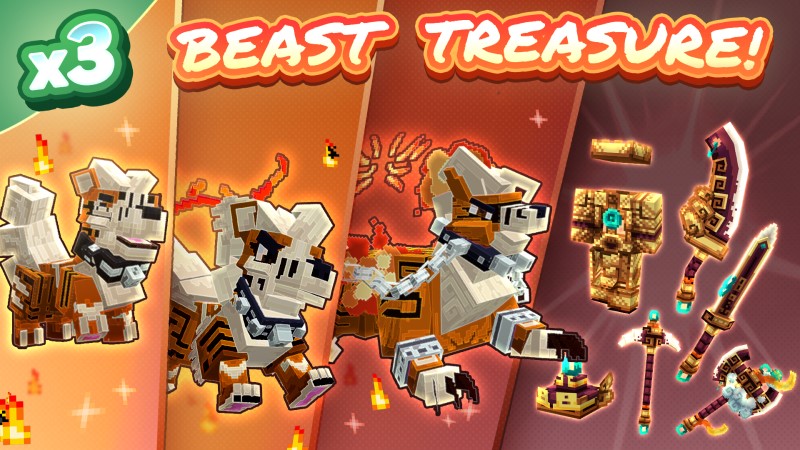 3x Beast Treasure