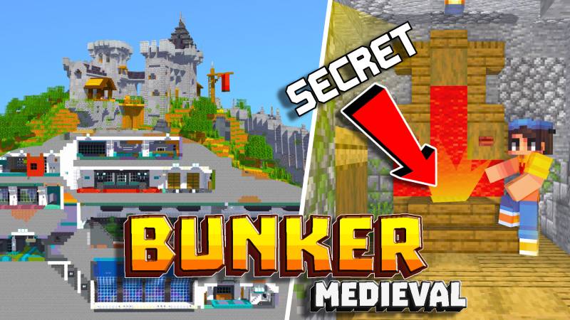 Secret Bunker: Medieval in Minecraft Marketplace | Minecraft