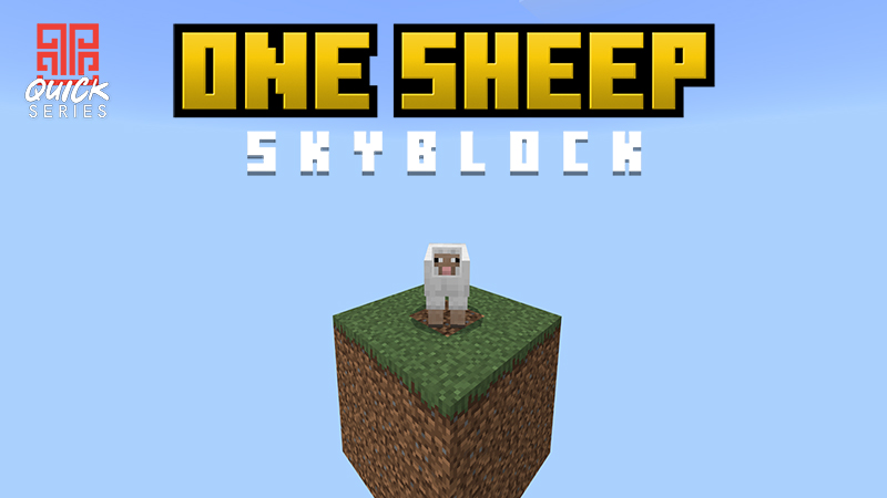 One Sheep Skyblock Key Art