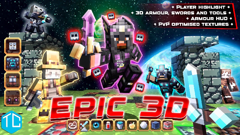 PvP: Epic 3D Key Art