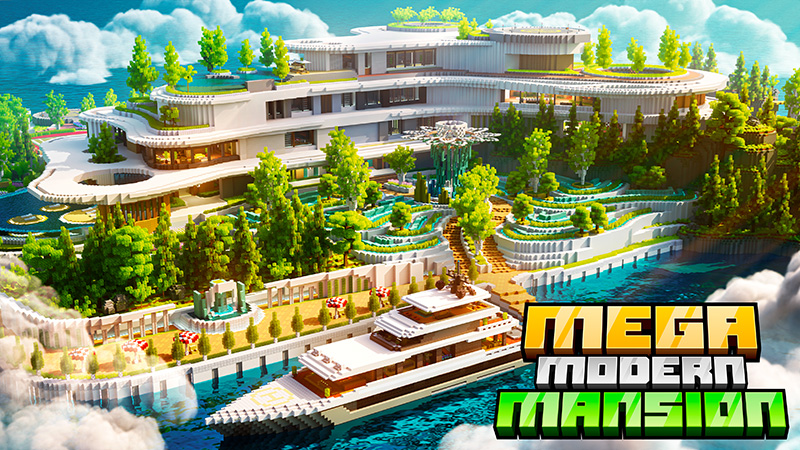 Mega Modern Mansion on the Minecraft Marketplace by Lua Studios