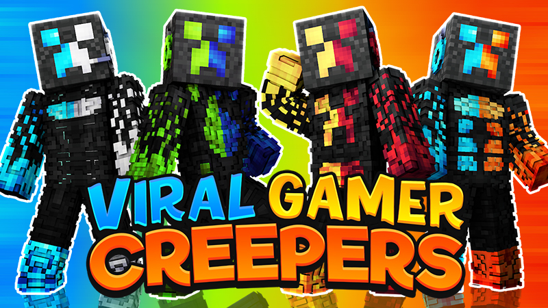 Viral Gamer Creepers on the Minecraft Marketplace by The Lucky Petals