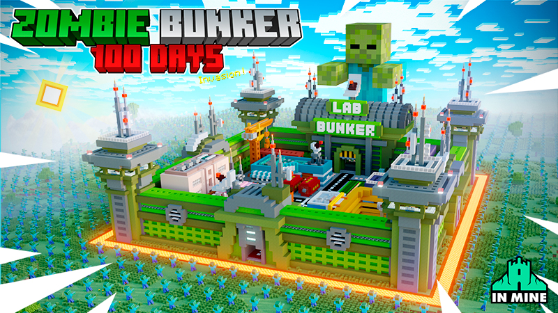 100 Days Zombie Bunker Key Art