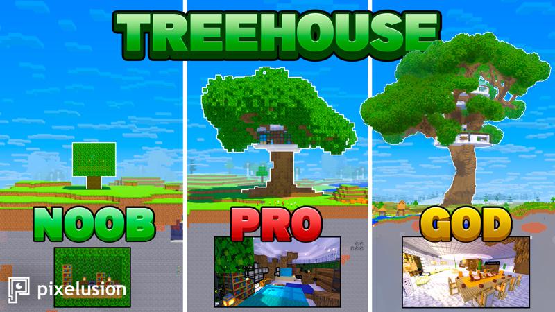 NOOB VS PRO VS GOD TREEHOUSE Key Art