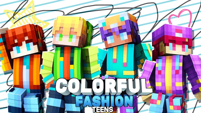 Colorful Fashion Teens Key Art