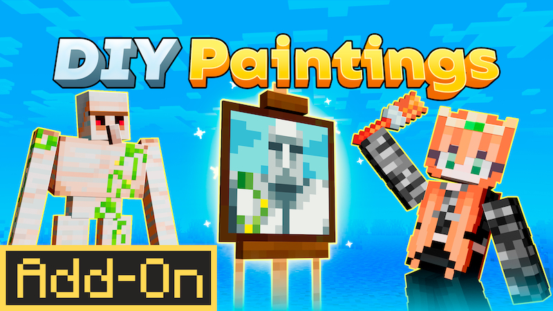 DIY Paintings Add-On on the Minecraft Marketplace by Bedrock Productions