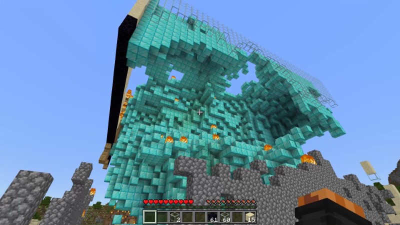 Explosions vs 500,000 Diamonds by Lifeboat