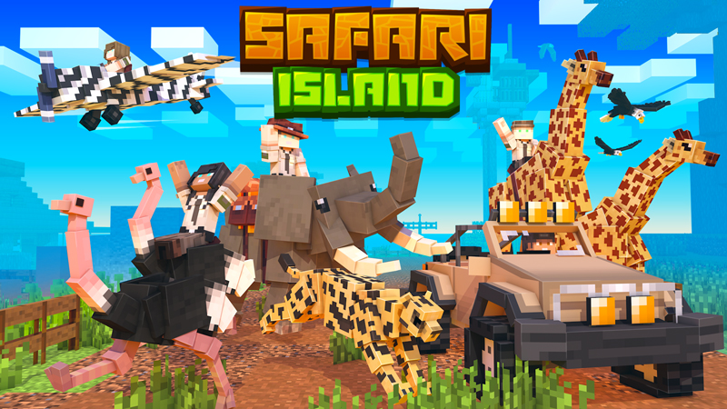 Safari Island on the Minecraft Marketplace by HorizonBlocks