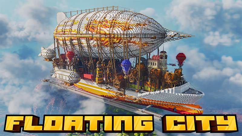 Floating City on the Minecraft Marketplace by Asiago Bagels