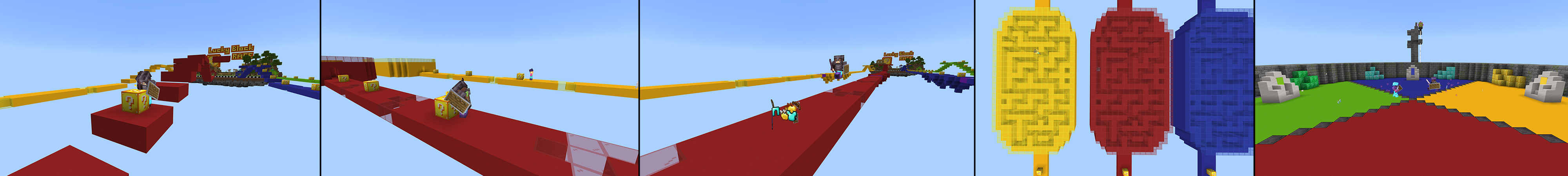 Lucky Block Race Panorama