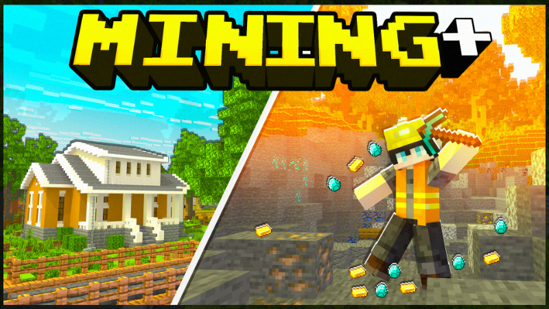 Mining&plus; on the Minecraft Marketplace by Hourglass Studios