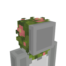 Pink Flower Hood