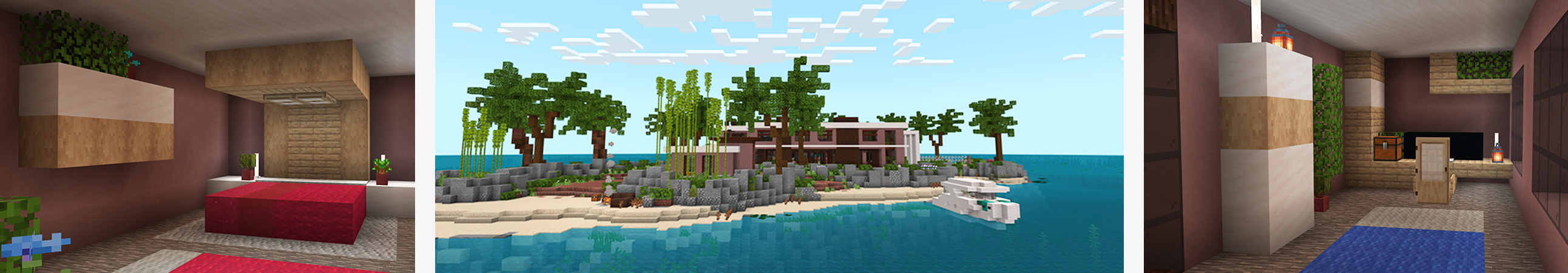 Millionaire Island Mansion Panorama