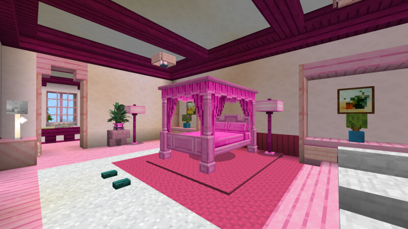 Cute Pink Modern Mansion Screenshot #4