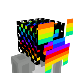 RGB Creeper Helmet on the Minecraft Marketplace by 57Digital