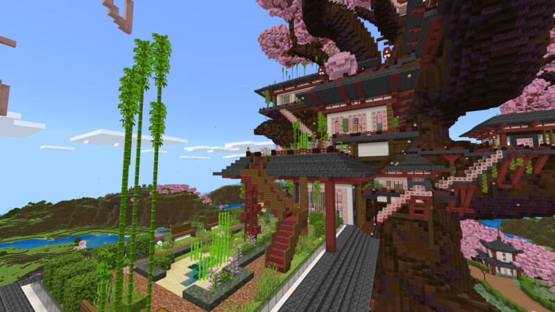 Cherry Bonsai Treehouse Cherry Bonsai Treehouse by CrackedCubes
