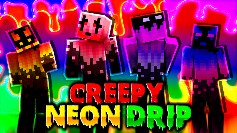 Creepy Neon Drip Key Art