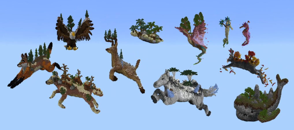 Skyblock Animals Panorama