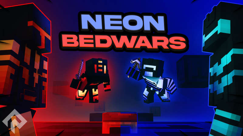 Neon Bedwars Key Art