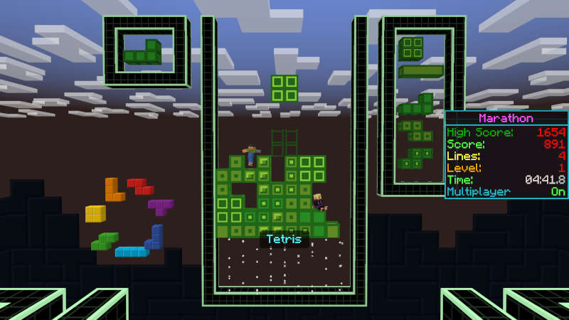 Tetris by Minecraft