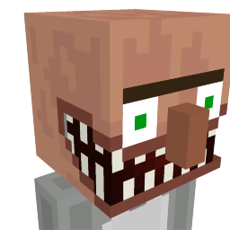 Horror Villager Head on the Minecraft Marketplace by Dodo Studios