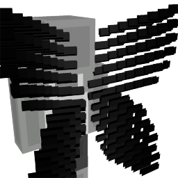 Black Wave Shadow Wings on the Minecraft Marketplace by Dalibu Studios