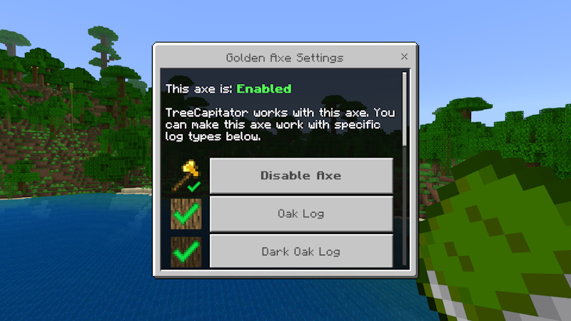 TreeCapitator Add-On Screenshot #8