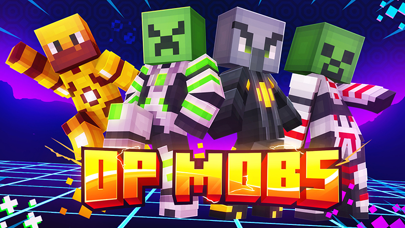 OP Mobs Key Art