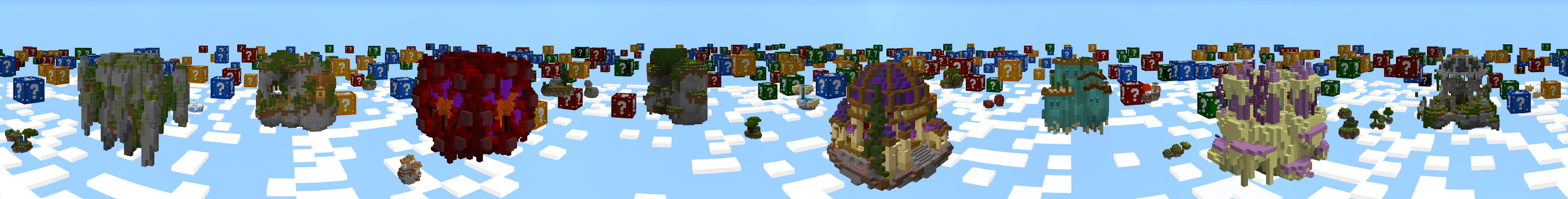 Mega Lucky Skyblocks Panorama