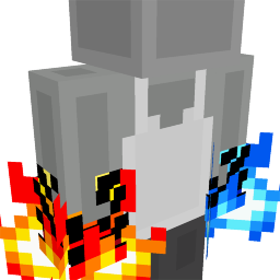 Red Blue Fire Hands on the Minecraft Marketplace by Aurrora
