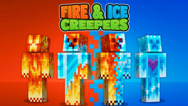 Fire & Ice Creepers in Minecraft Marketplace