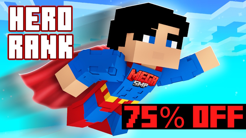 [MegaSMP] Hero Rank (30d) [SALE]