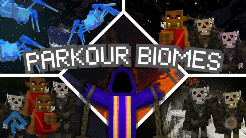 Amazing Parkour Biomes Key Art