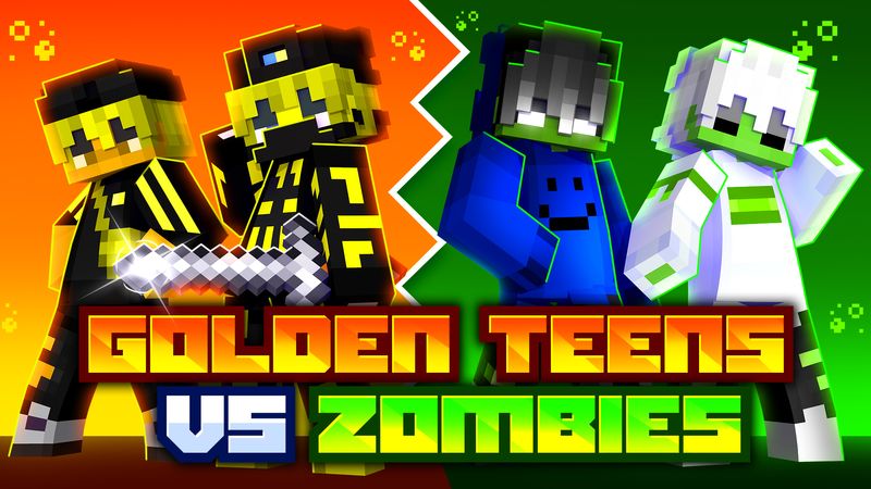 Golden Teens vs Zombies Key Art