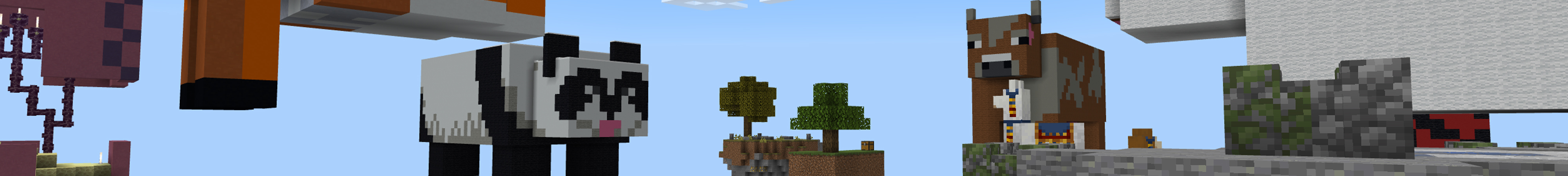 Skyblock in Mobs Panorama