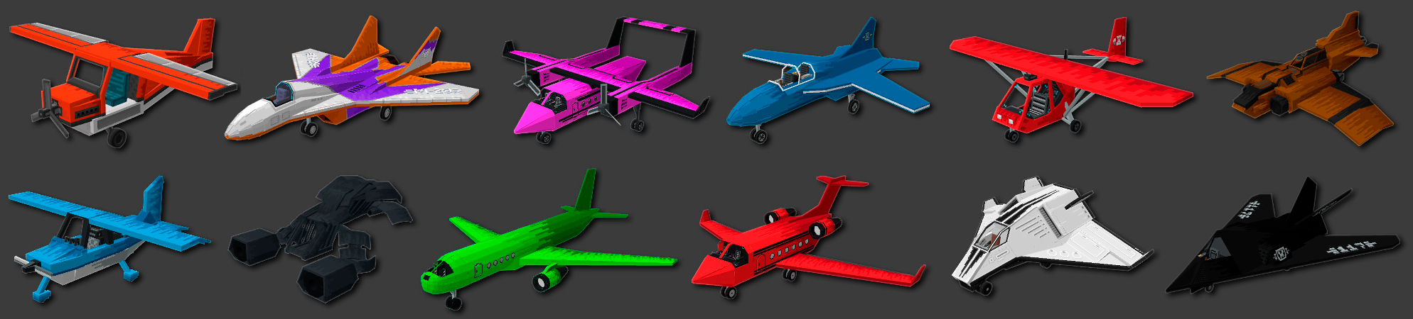 Craftable Planes panorama