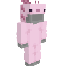 Pink Axolotl Pajamas on the Minecraft Marketplace by Asiago Bagels