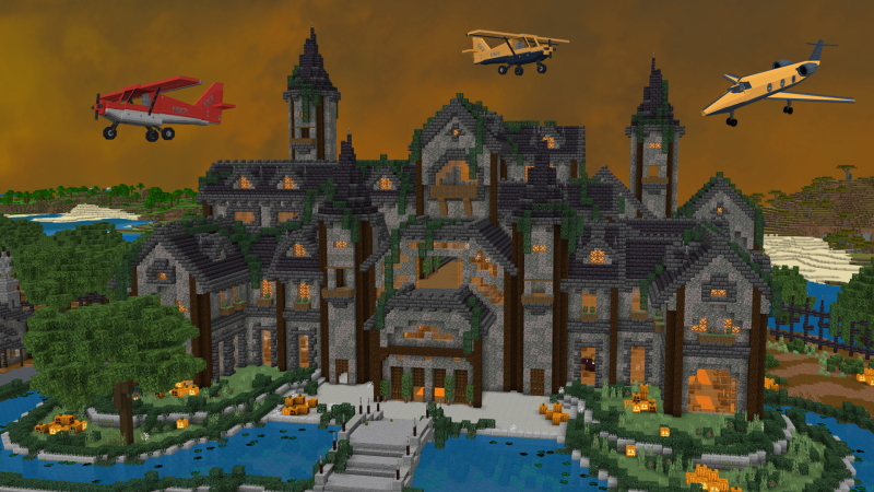 Billionaire Halloween Mansion by GoE-Craft