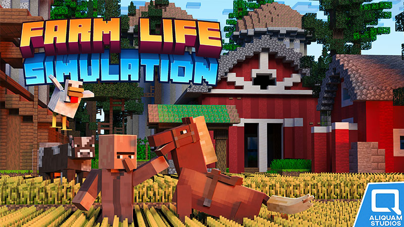 Farm Life Simulation Key Art