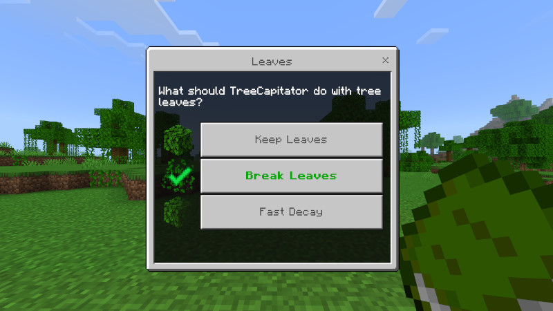 TreeCapitator Add-On Screenshot #7