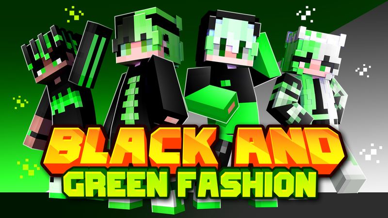 Black and Green Fashion Key Art